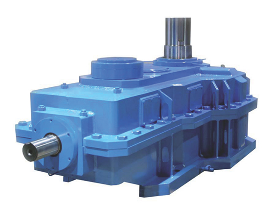 Helical Bevel Gearbox for Vertical Pulper